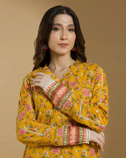 Zellbury | Printed Linen 2pc | Design 85