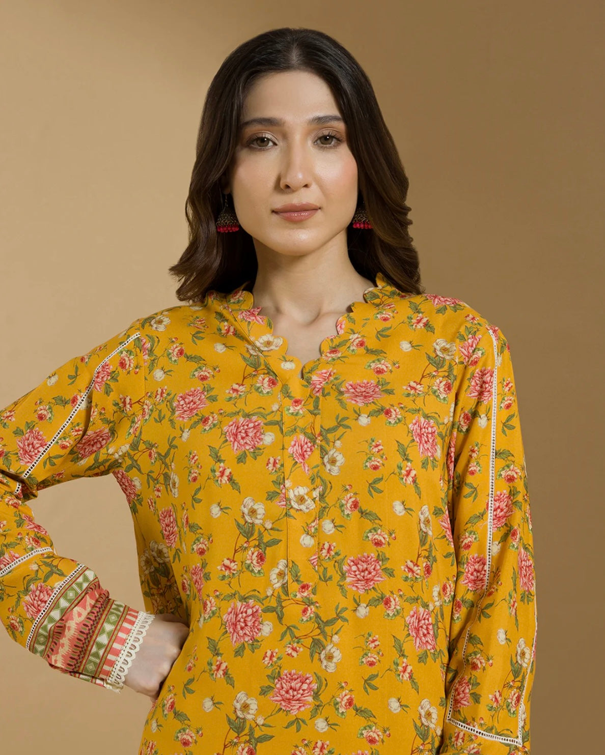 Zellbury | Printed Linen 2pc | Design 85