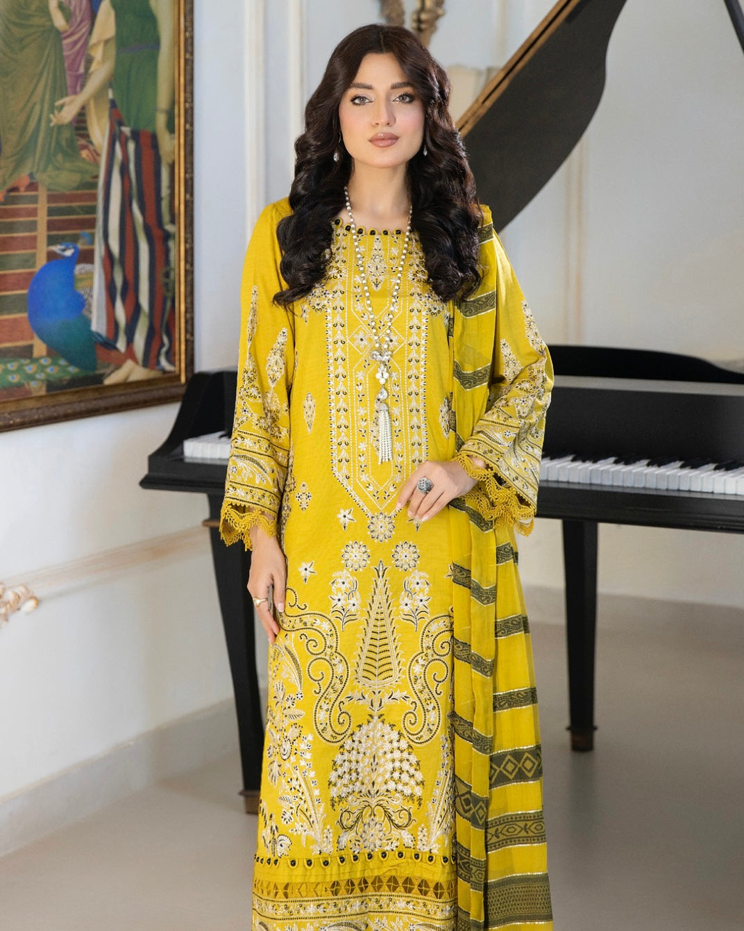 Johra Shab o Roz | Embroidered Lawn | Design 865