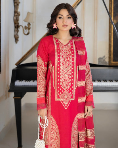 Johra Shab o Roz | Embroidered Lawn | Design 867