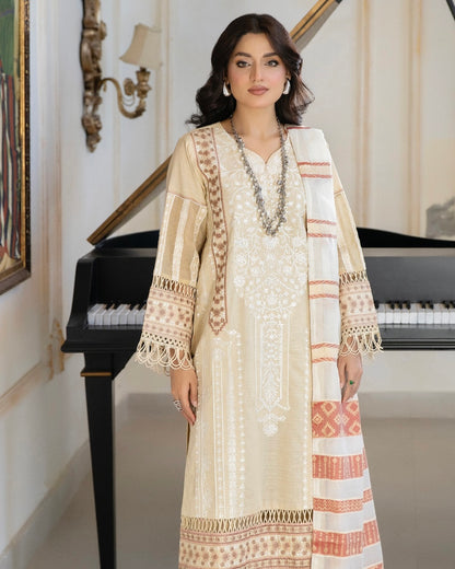 Johra Shab o Roz | Embroidered Lawn | Design 868