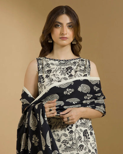 Zellbury | Printed Linen 2pc | Design 86