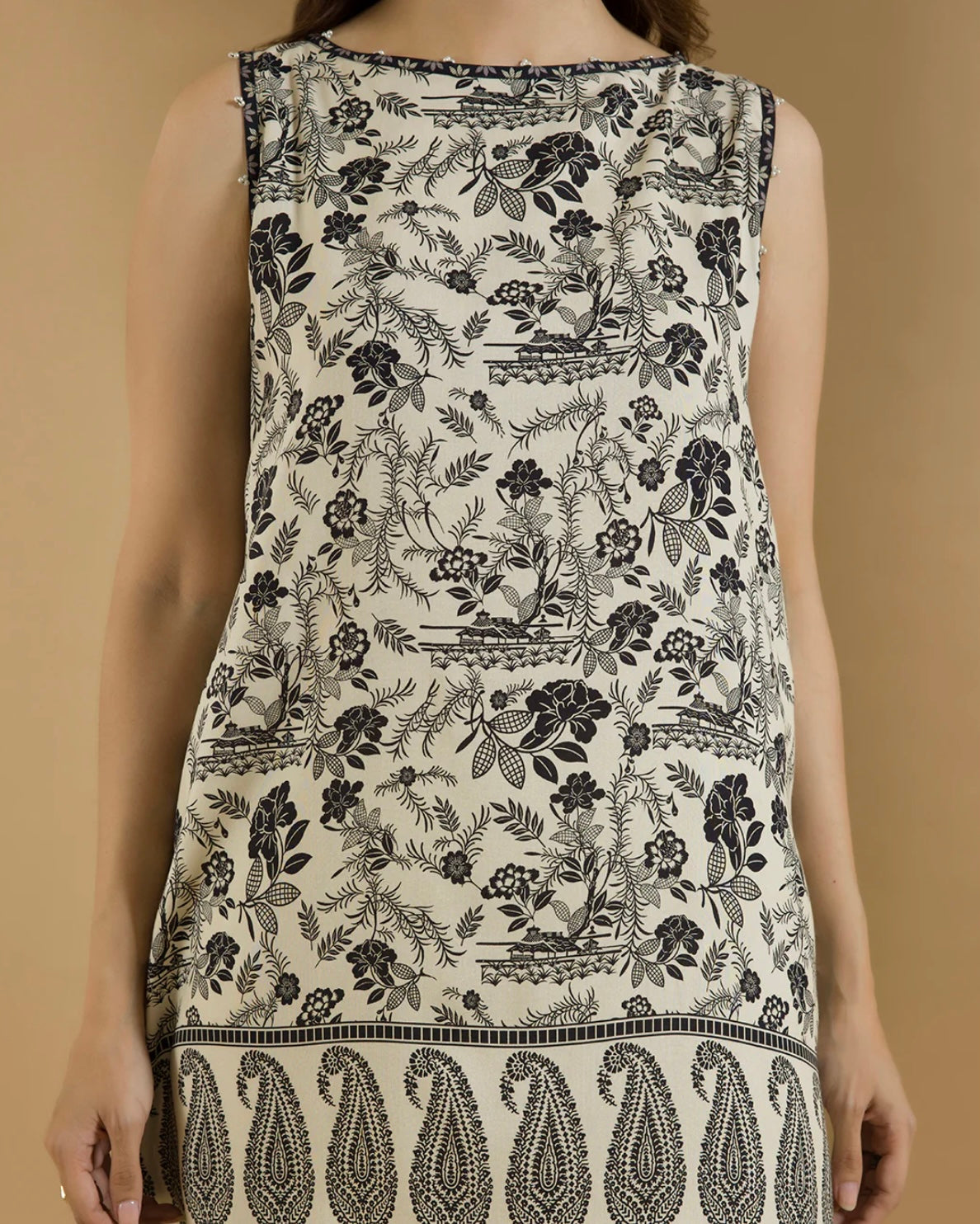 Zellbury | Printed Linen 2pc | Design 86