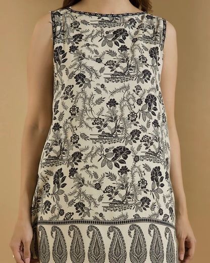 Zellbury | Printed Linen 2pc | Design 86