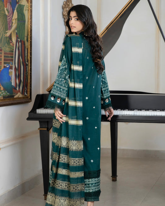 Johra Shab o Roz | Embroidered Lawn | Design 870