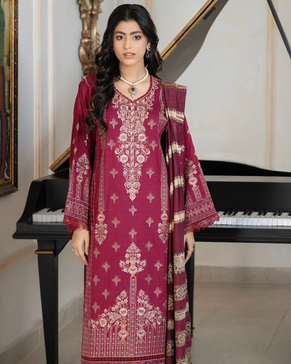 Johra Shab o Roz | Embroidered Lawn | Design 871