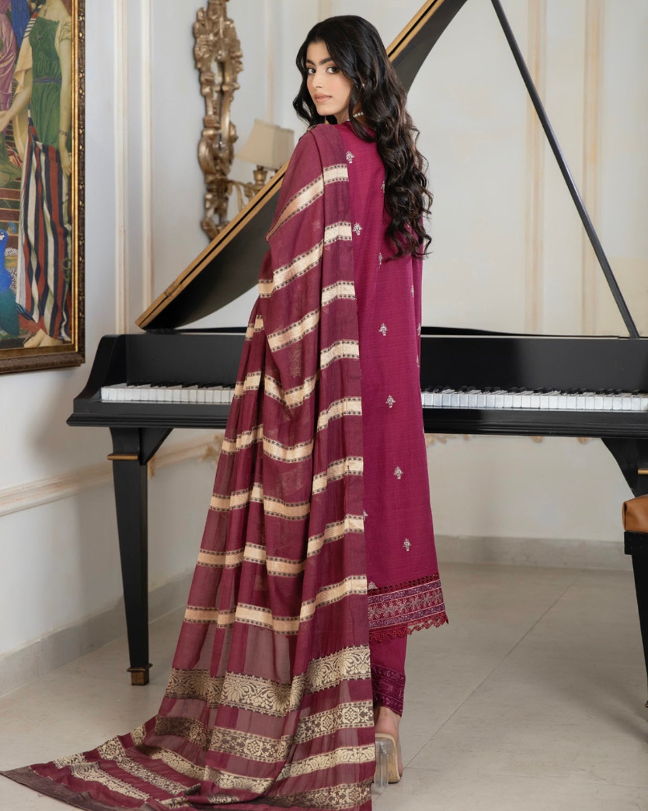 Johra Shab o Roz | Embroidered Lawn | Design 871