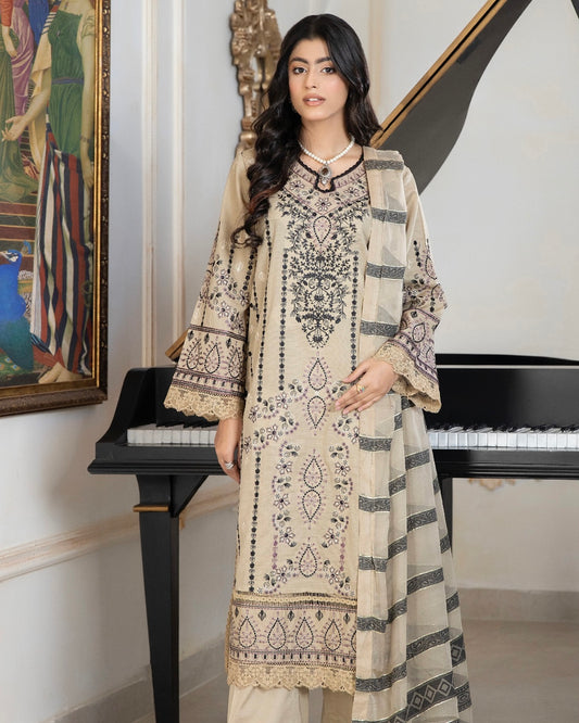 Johra Shab o Roz | Embroidered Lawn | Design 872