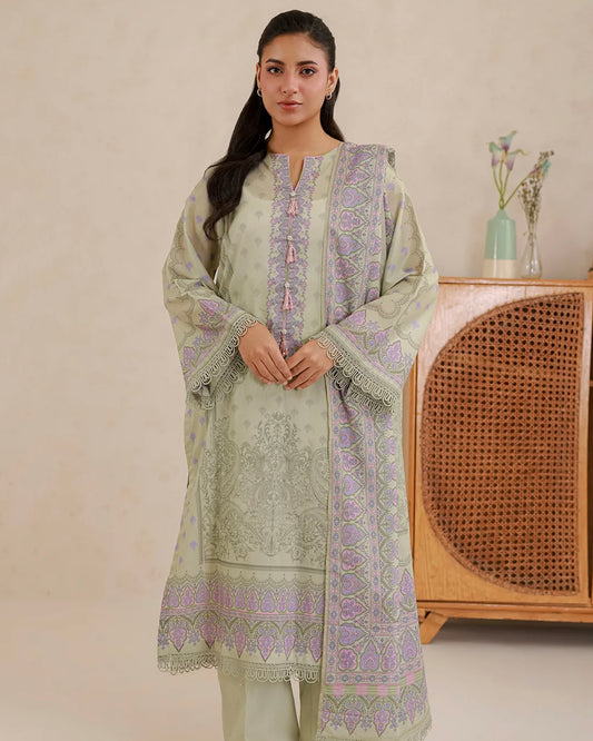 Zellbury | Printed Lawn 3pc | Design 875