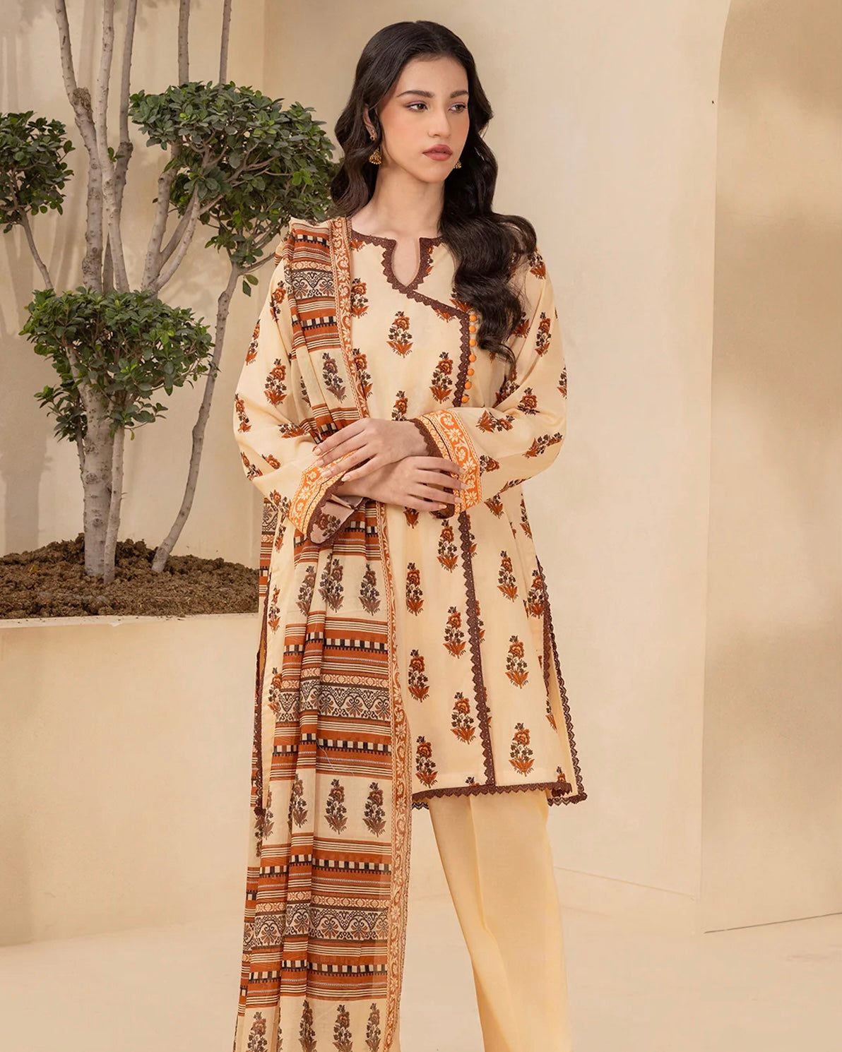Zellbury | Printed Lawn 3pc | Design 876