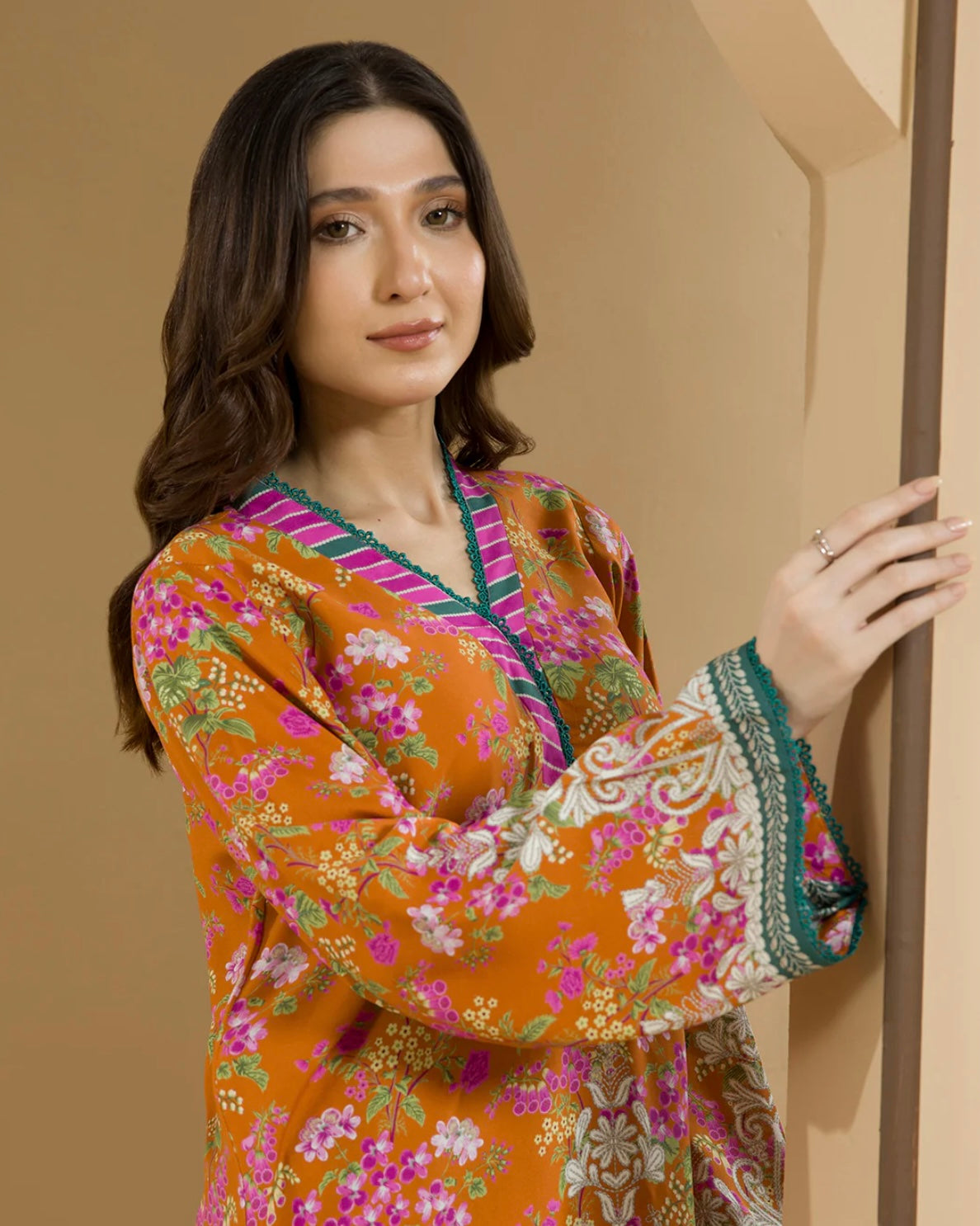 Zellbury | Printed Linen 2pc | Design 87