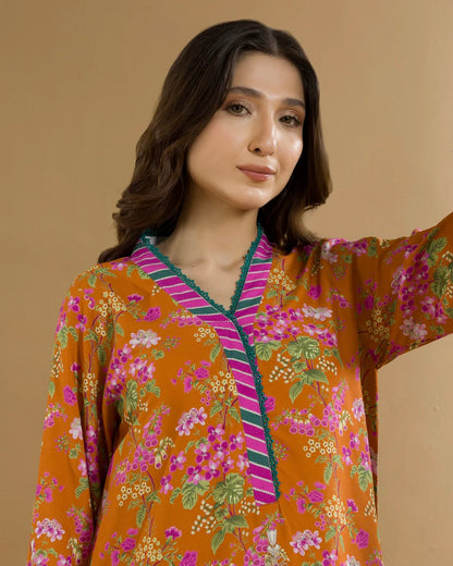 Zellbury | Printed Linen 2pc | Design 87