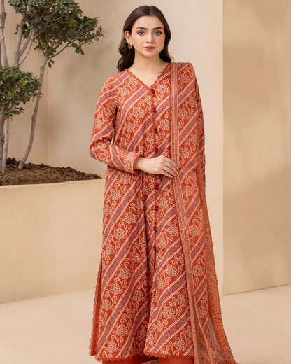 Zellbury | Printed Lawn 3pc | Design 880