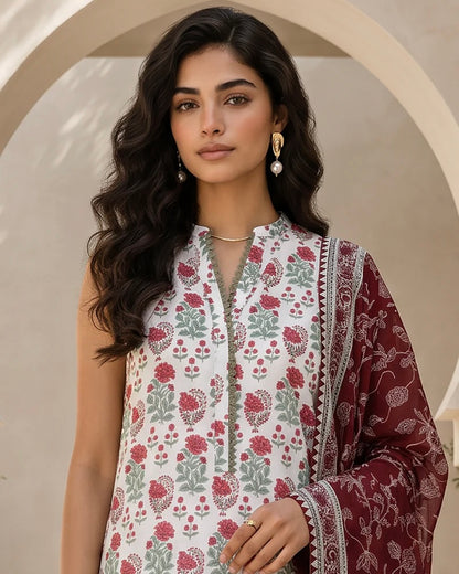 Zellbury | Printed Lawn 3pc | Design 885