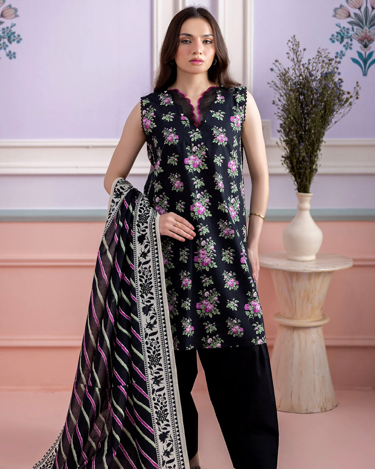 Zellbury | Printed Lawn 3pc | Design 886