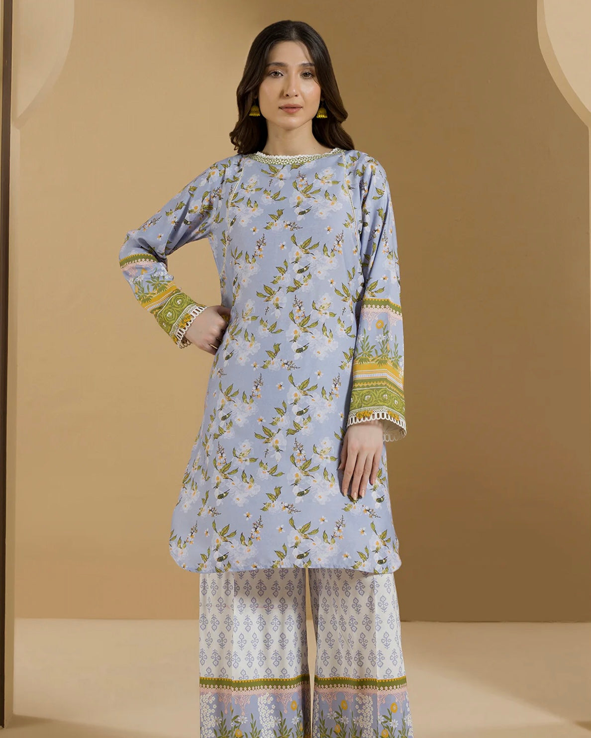 Zellbury | Printed Linen 2pc | Design 88