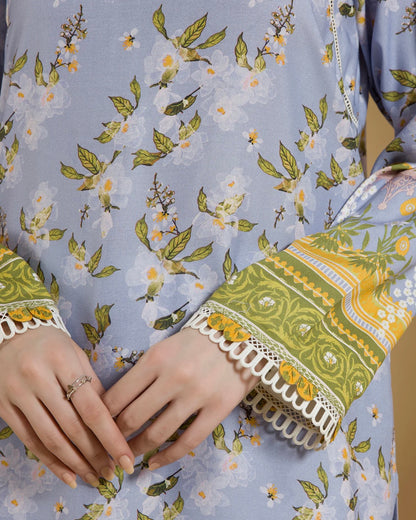 Zellbury | Printed Linen 2pc | Design 88