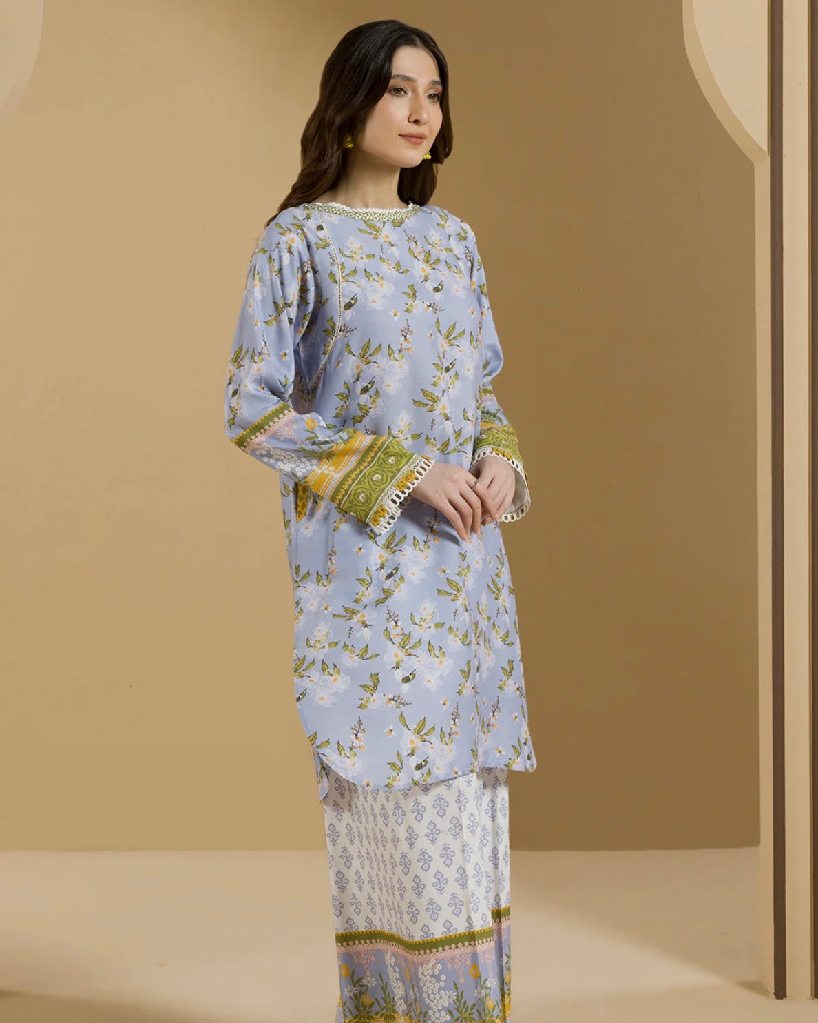 Zellbury | Printed Linen 2pc | Design 88