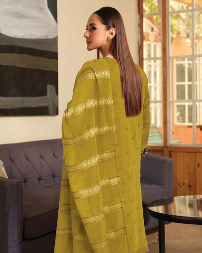 Johra Feeha | Embroidered Jacquard Lawn | Design 895
