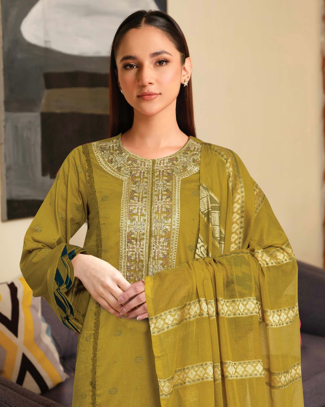 Johra Feeha | Embroidered Jacquard Lawn | Design 895