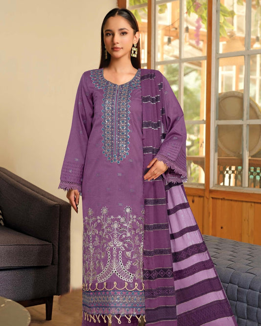 Johra Feeha | Embroidered Jacquard Lawn | Design 896