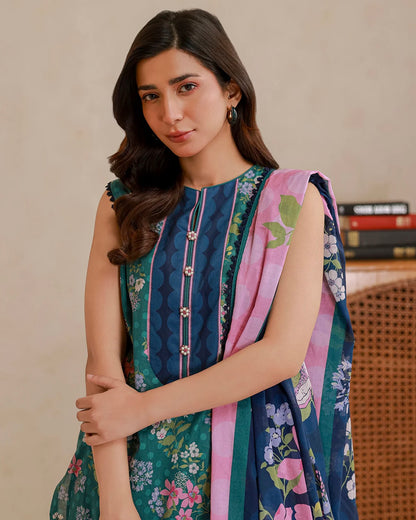 Zellbury | Printed Lawn 3pc | Design 897
