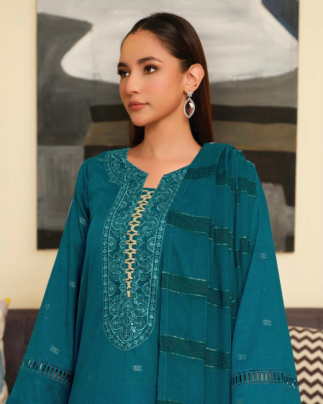 Johra Feeha | Embroidered Jacquard Lawn | Design 899