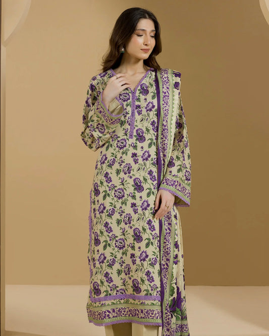 Zellbury | Printed Linen 2pc | Design 89