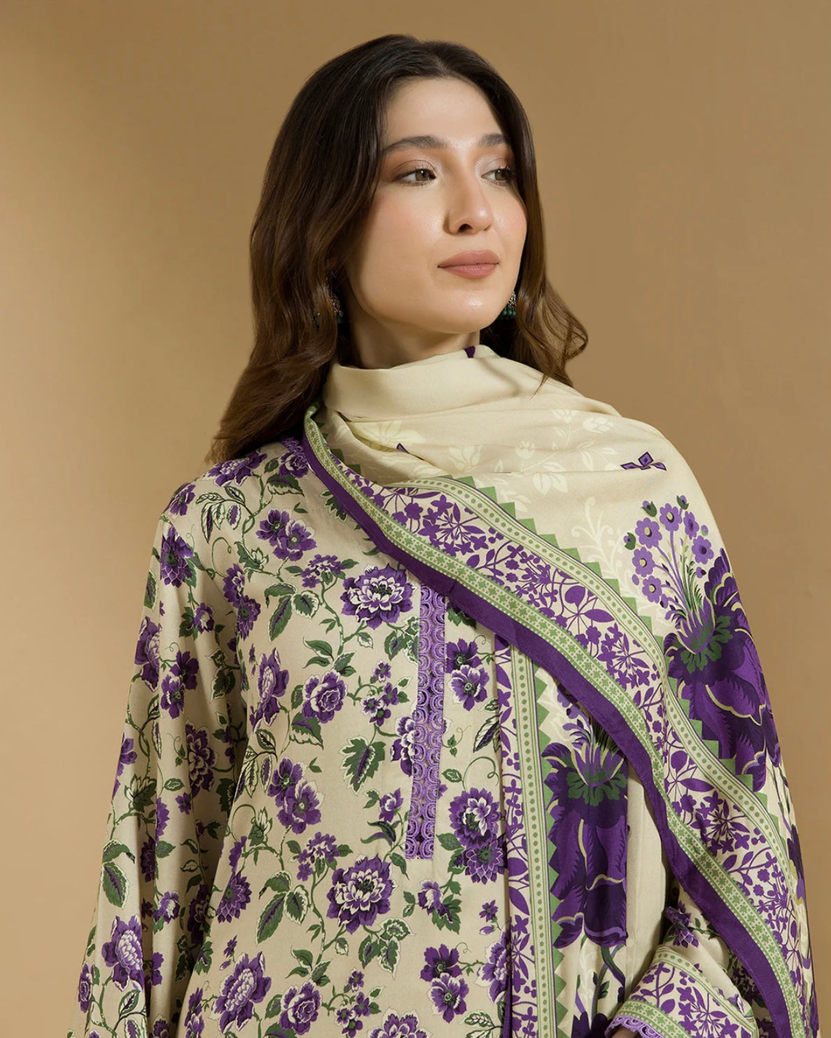 Zellbury | Printed Linen 2pc | Design 89