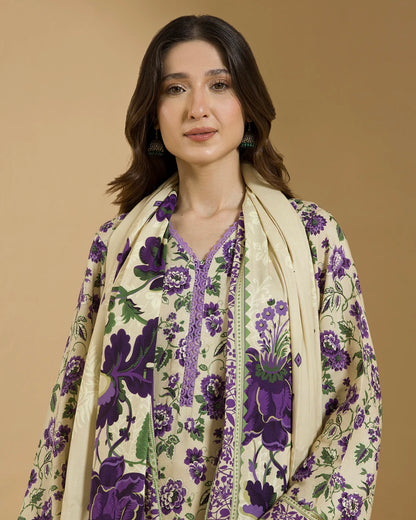 Zellbury | Printed Linen 2pc | Design 89