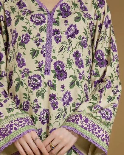 Zellbury | Printed Linen 2pc | Design 89