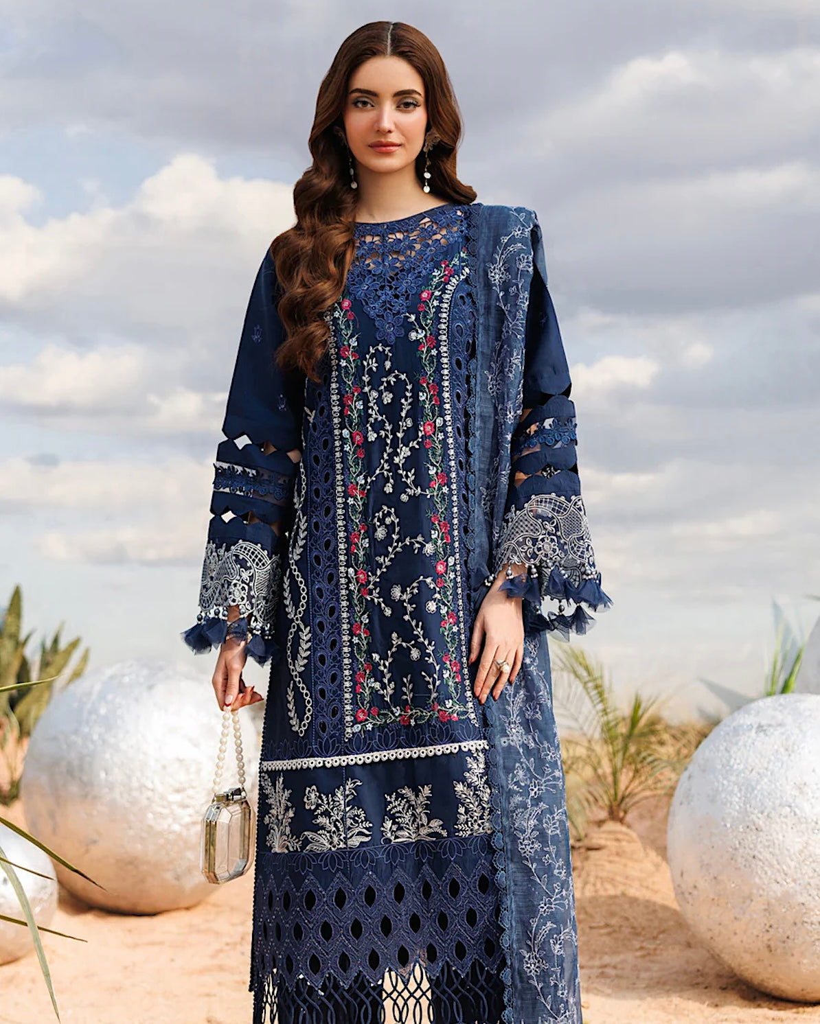 Parishay Shangrila Vol 2 | Embroidered Luxury Lawn | Design 8