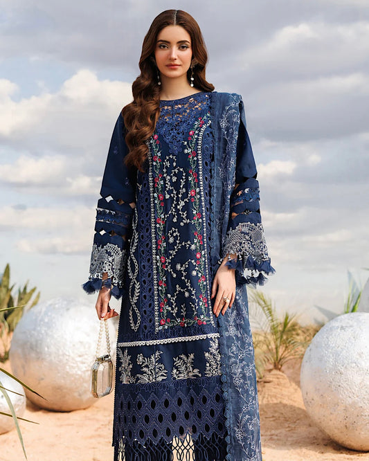 Parishay Shangrila Vol 2 | Embroidered Luxury Lawn | Design 8
