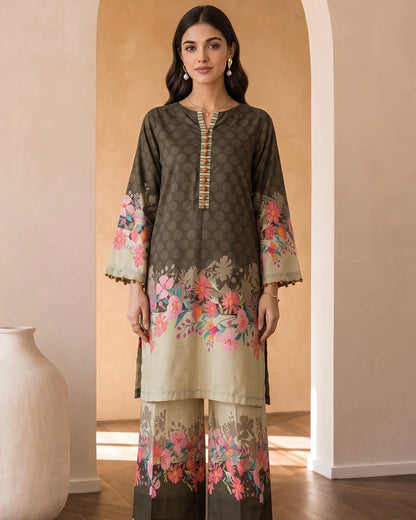 Zellbury | Printed Cotton 2pc | Design 8