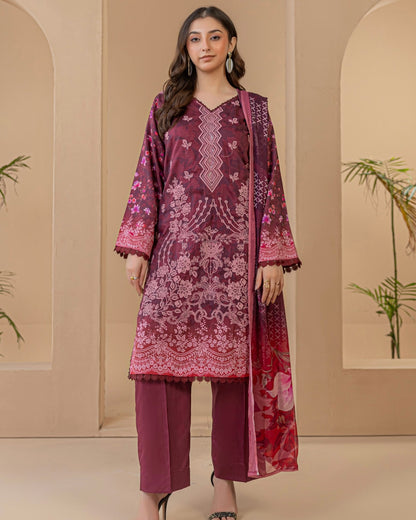 Palwasha Dastak | Embroidered Printed Viscose | Design 8