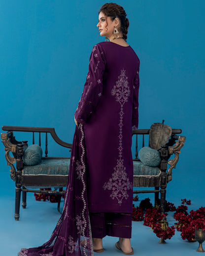 Palwasha Pakeeza | Emb Viscose with Emb Chiffon Dupatta | Design 8
