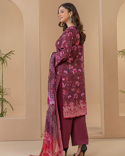 Palwasha Dastak | Embroidered Printed Viscose | Design 8