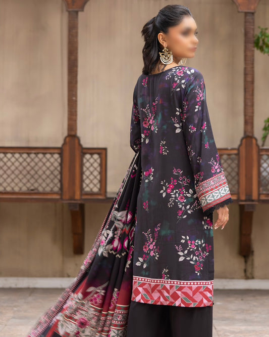 Fantak Sahil | Embroidered Printed Staple | Design 8