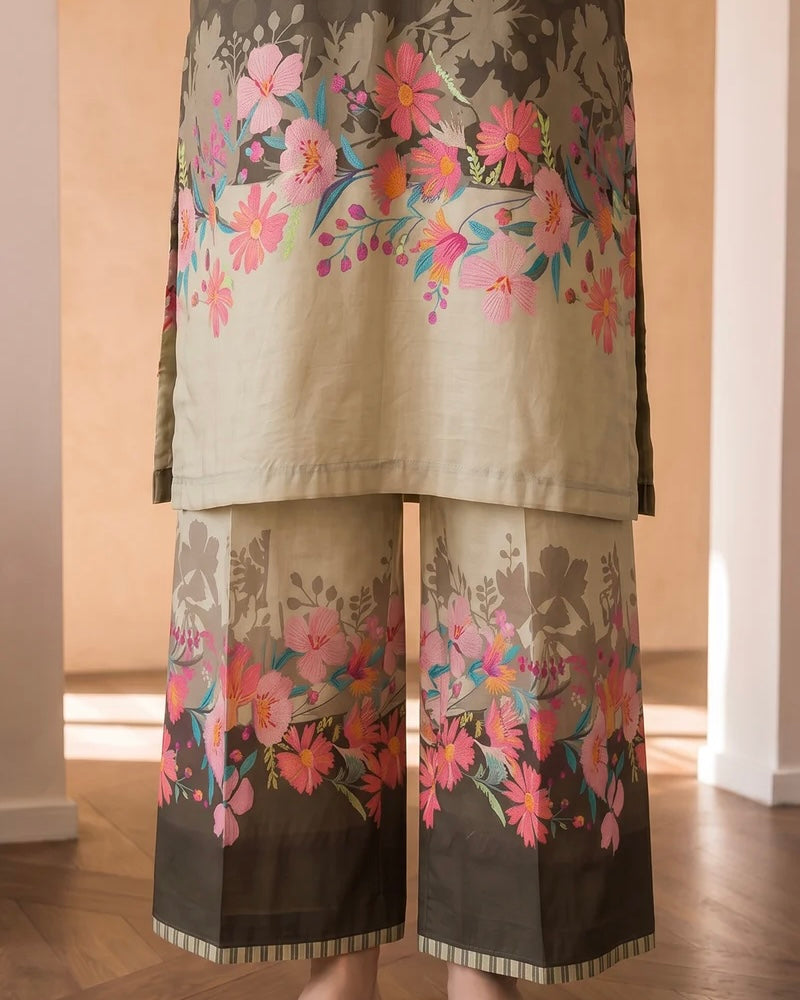 Zellbury | Printed Cotton 2pc | Design 8