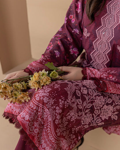 Palwasha Dastak | Embroidered Printed Viscose | Design 8