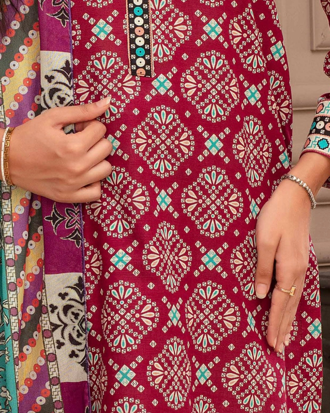 Fiza Noor | Khaddar | Wool Shawl | Design 8