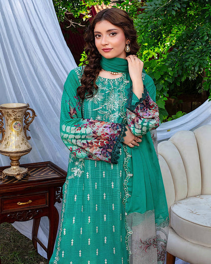 GulleRukh Amal | Embroidered Viscose Pure Dupatta | Design 8