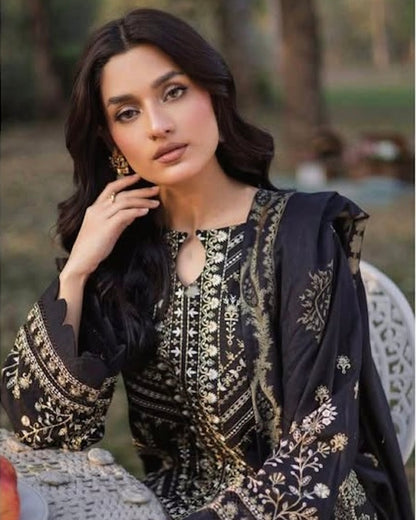 Johra Shine | Embroidered Fancy Winter Collection | Design 924