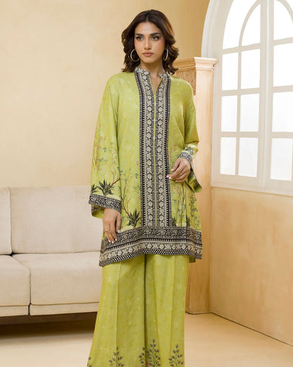 Zellbury | Embroidered Linen 2pc | Design 92