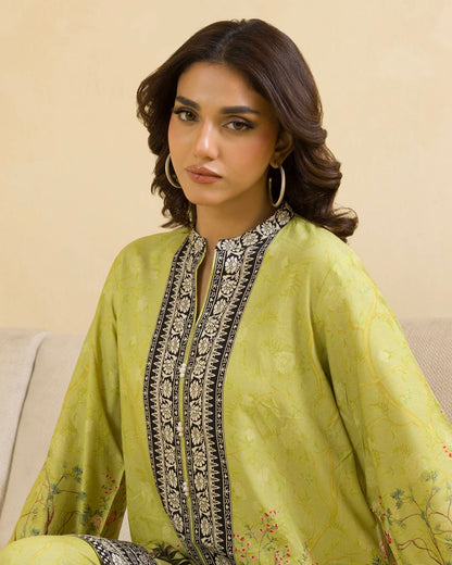 Zellbury | Embroidered Linen 2pc | Design 92