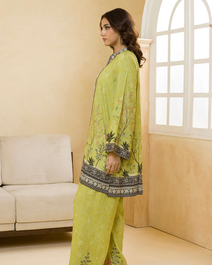 Zellbury | Embroidered Linen 2pc | Design 92