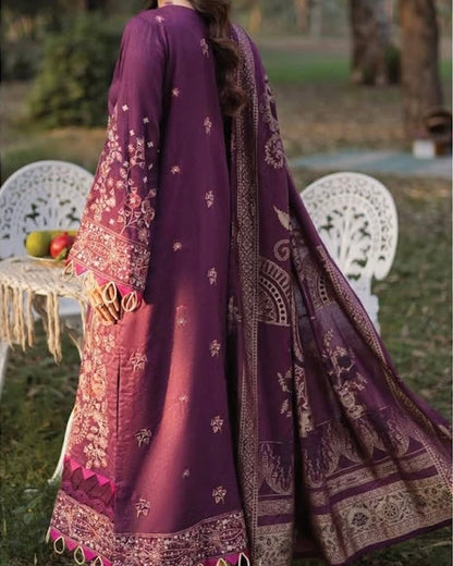 Johra Shine | Embroidered Fancy Winter Collection | Design 931