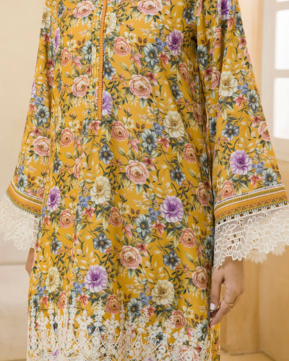 Zellbury | Embroidered Linen 2pc | Design 93