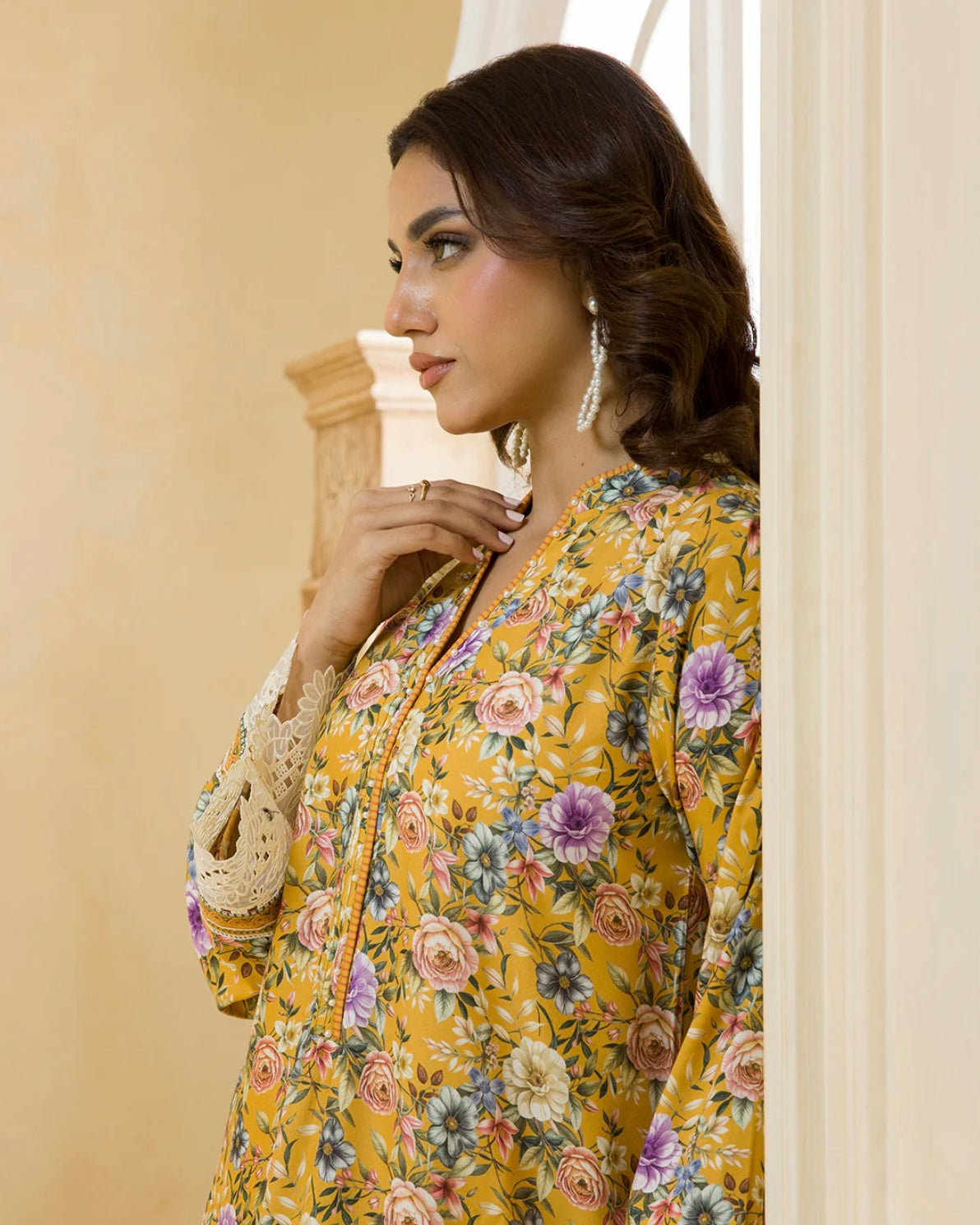 Zellbury | Embroidered Linen 2pc | Design 93