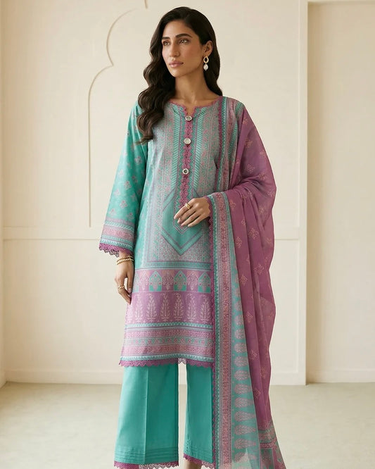 Zellbury | Printed Lawn 3pc | Design 942
